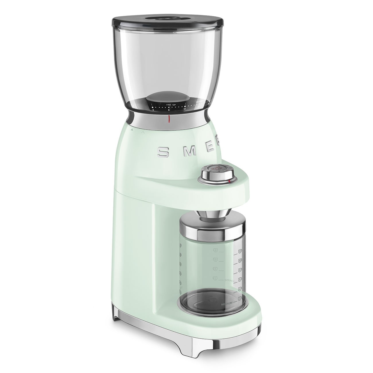 Smeg Molinillo Café CGF11PGEU 110W 10 Niveles Crema - Imagen 4