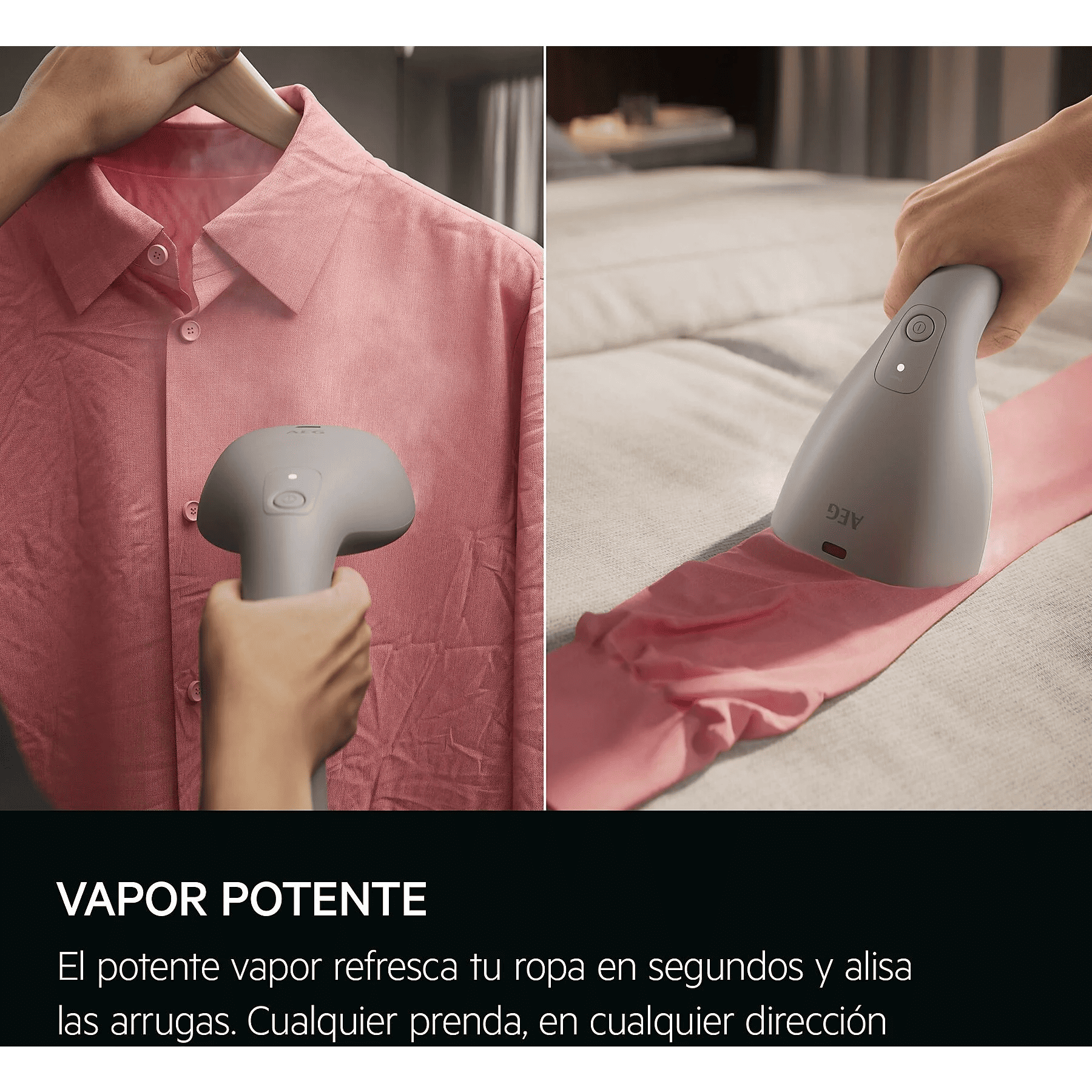 AEG Vaporizador de Prendas Delicate 7000 HS7-2-6UG 1600 W Negro - Imagen 5