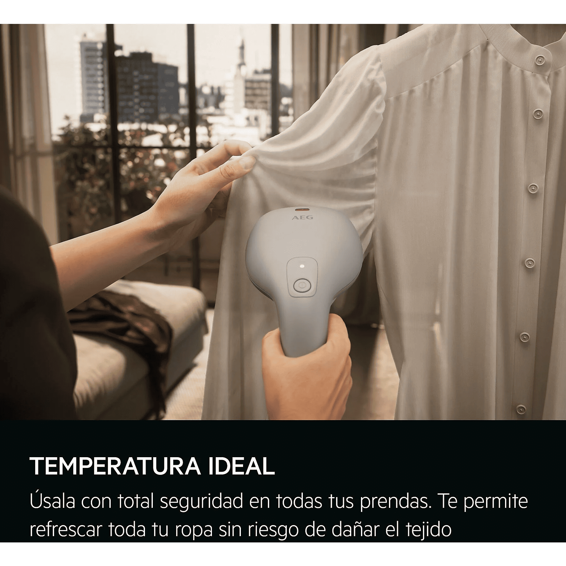 AEG Vaporizador de Prendas Delicate 7000 HS7-2-6UG 1600 W Negro - Imagen 6