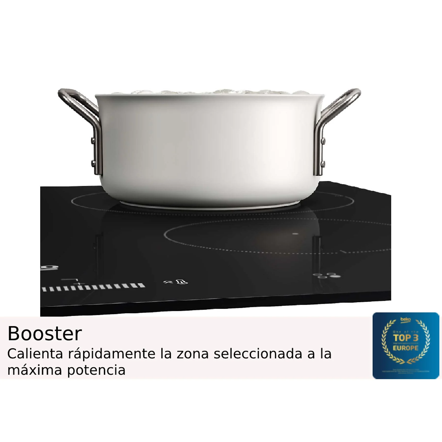 BEKO ENC. VITRO HII-63205MT INUDCION 3 FUEGOS 32 cms - Imagen 8