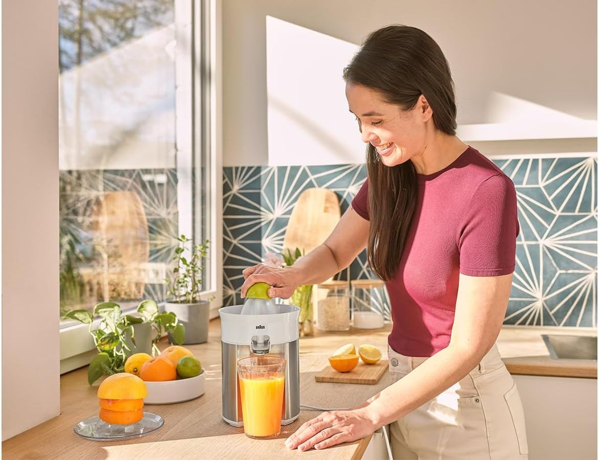 BRAUN EXPRIMIDOR CJ-5050WH 500ML 60W BLANCO/INOX - Imagen 7