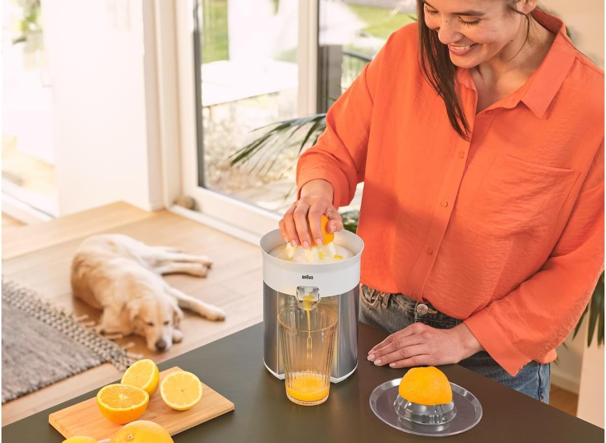 BRAUN EXPRIMIDOR CJ-5050WH 500ML 60W BLANCO/INOX - Imagen 8