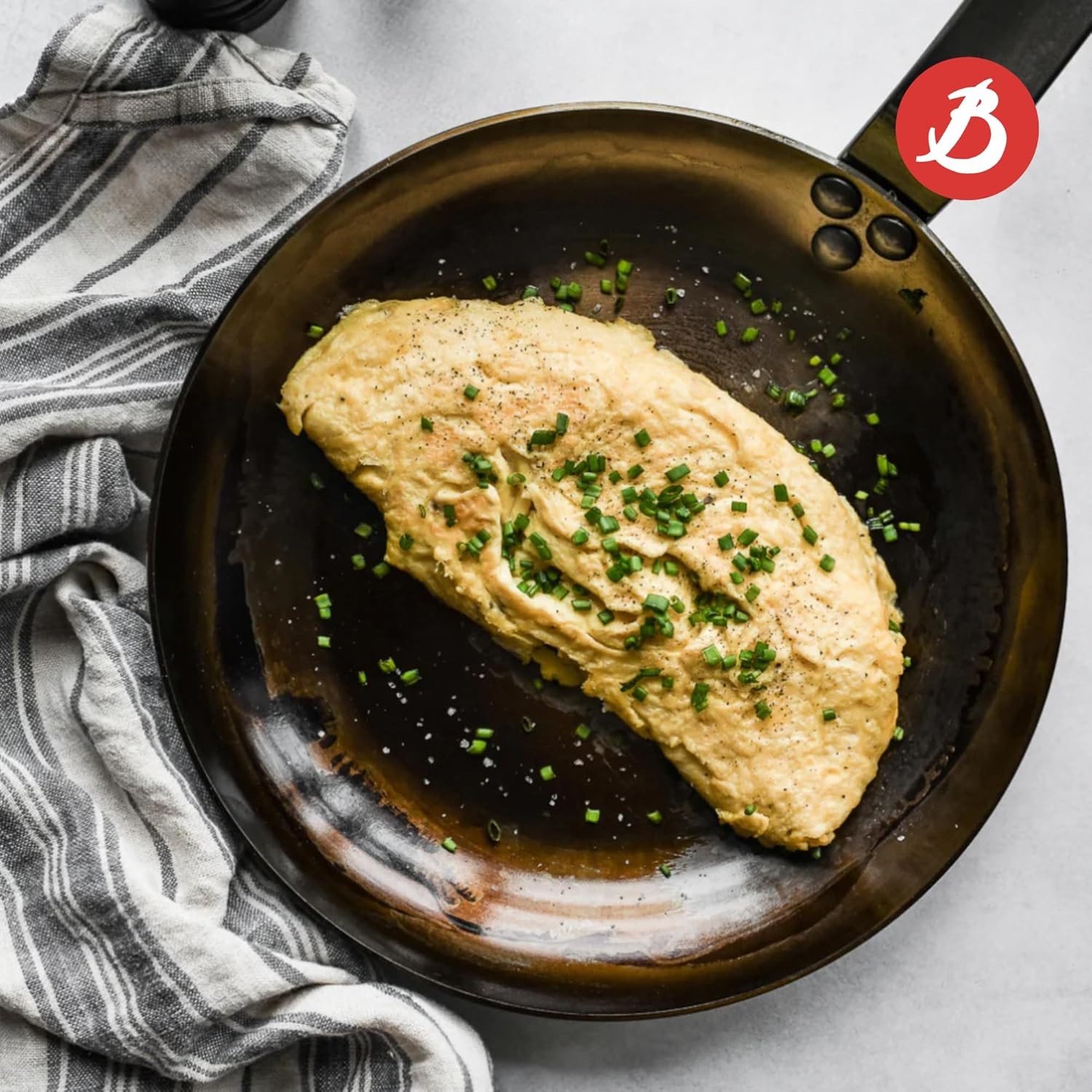 BUYER SARTEN 28Cms HIERRO MINERAL B REF BUY561128 - Imagen 2