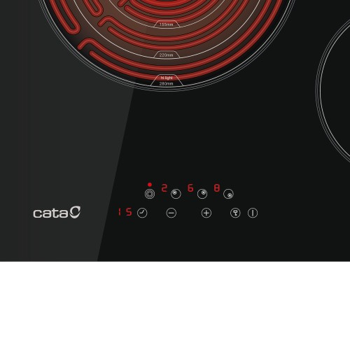 Cata Encimera Vitrocerámica TT6003 3 Fuegos Triple Corona - Imagen 3