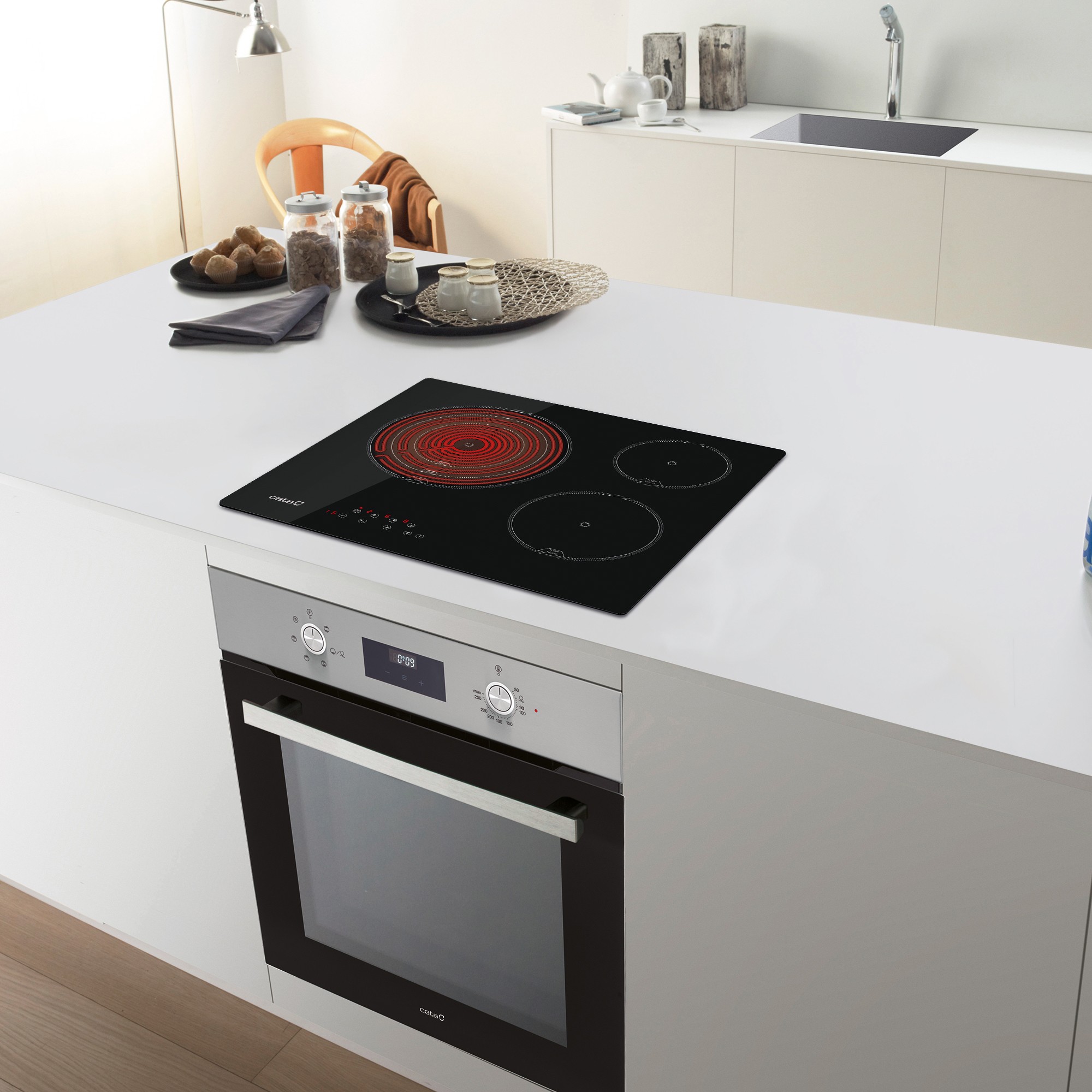 Cata Encimera Vitrocerámica TT6003 3 Fuegos Triple Corona - Imagen 4