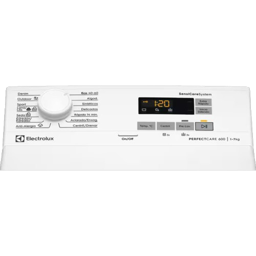 ELECTROLUX LAVADORA EN6T5732NF C/SUP 7KG 1300 RPM CLASE A - Imagen 2