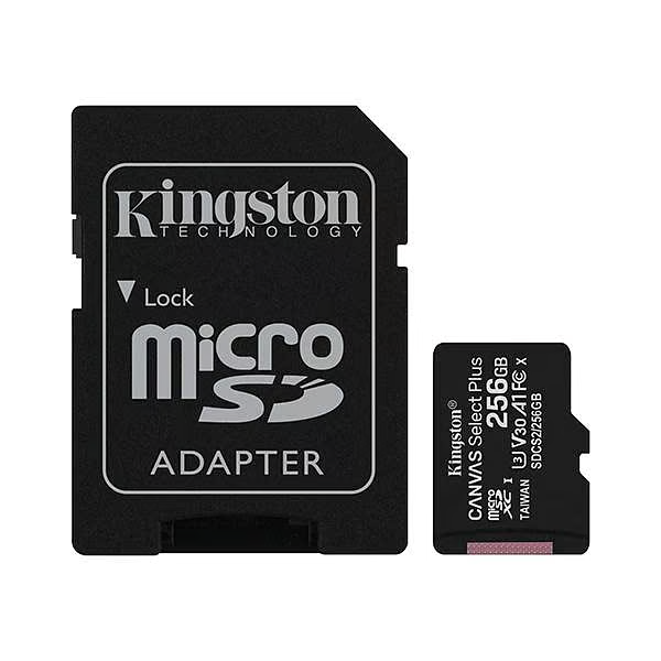 KINGSTON TARJETA MICRO SD SDCS2/256GB CLASE 10 con adaptador - Imagen 2