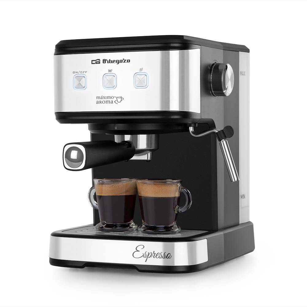 ORBEGOZO CAFETERA EX-5210 EXPRESSO 20 Bar. 1100w Frontal INOX - Imagen 7