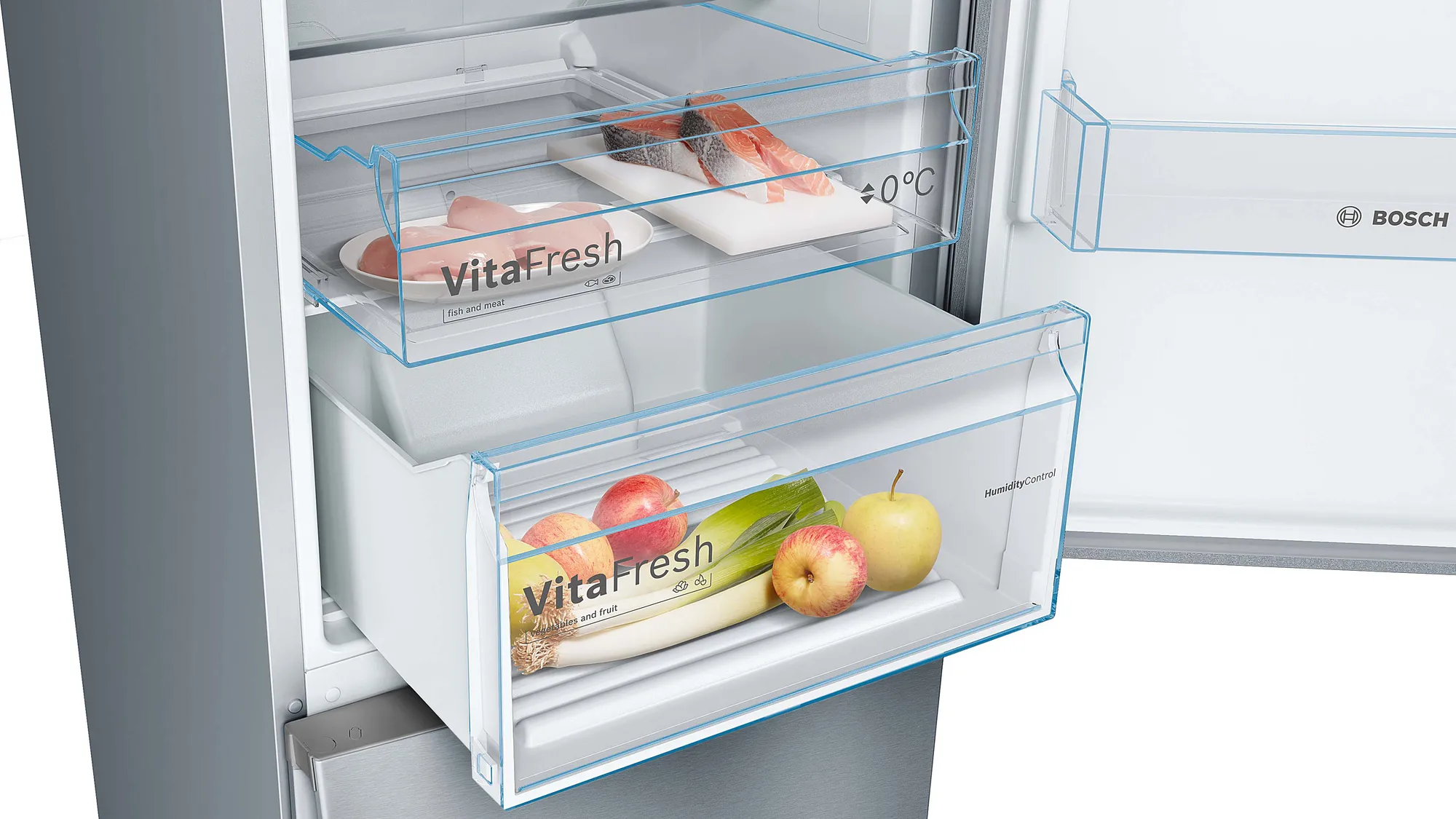 BOSCH FRIGO-COMBI KGN-392IEF 2,03m INOX N.F. CLASE E - Imagen 4
