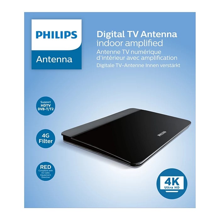 PHILIPS ANTENA AMPLIFICADORA SDV-6226 DIGITAL TV 4G 4K - Imagen 2