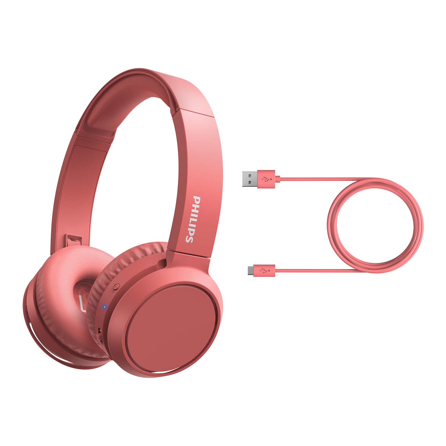 Philips Auricular TAH4205RD Diadema Inalámbrico Rojo - Imagen 2