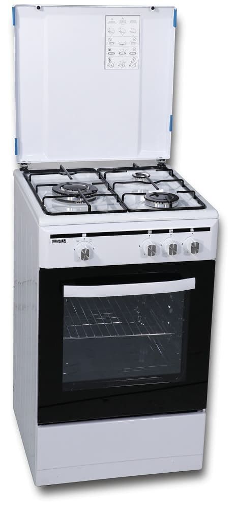 rommer-cocina-vch350fg-gas-butano-blanca-3-fuegos-horno-gas