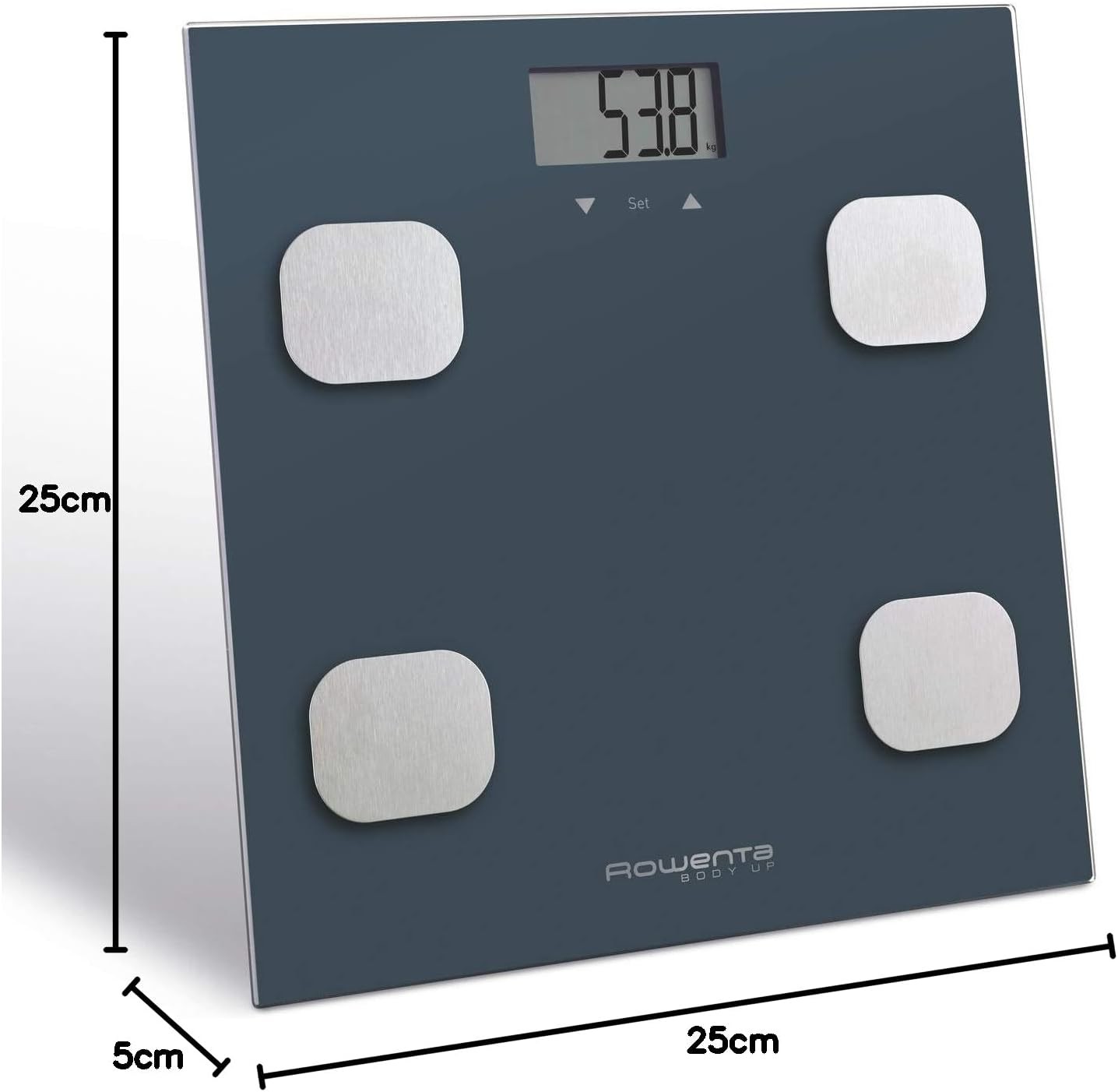 ROWENTA BASCULA BAÑO BR-2520 ANALIZADOR CORPORAL GRIS - Imagen 6