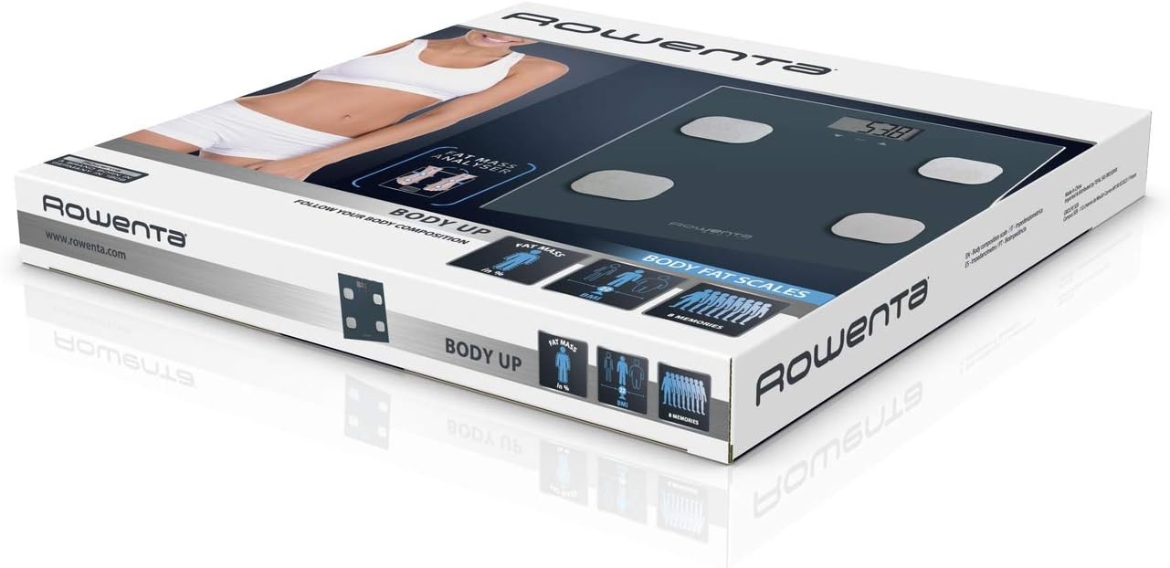 ROWENTA BASCULA BAÑO BR-2520 ANALIZADOR CORPORAL GRIS - Imagen 7