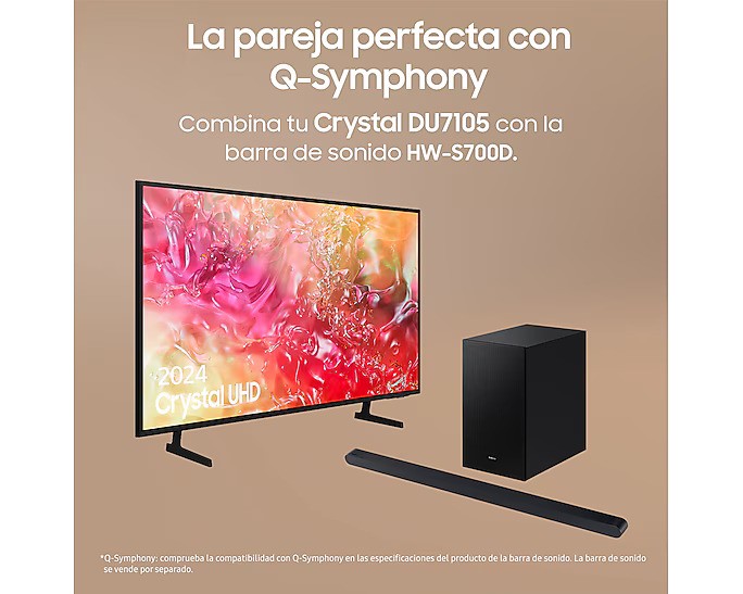 SAMSUNG LED 43' TU43DU7105 CRYSTAL UHD SMART TV BT - Imagen 7